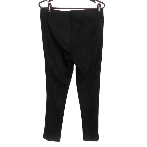 Andrew Marc Black Leggings Faux Suede Women's Size Medium - Picture 4 of 6